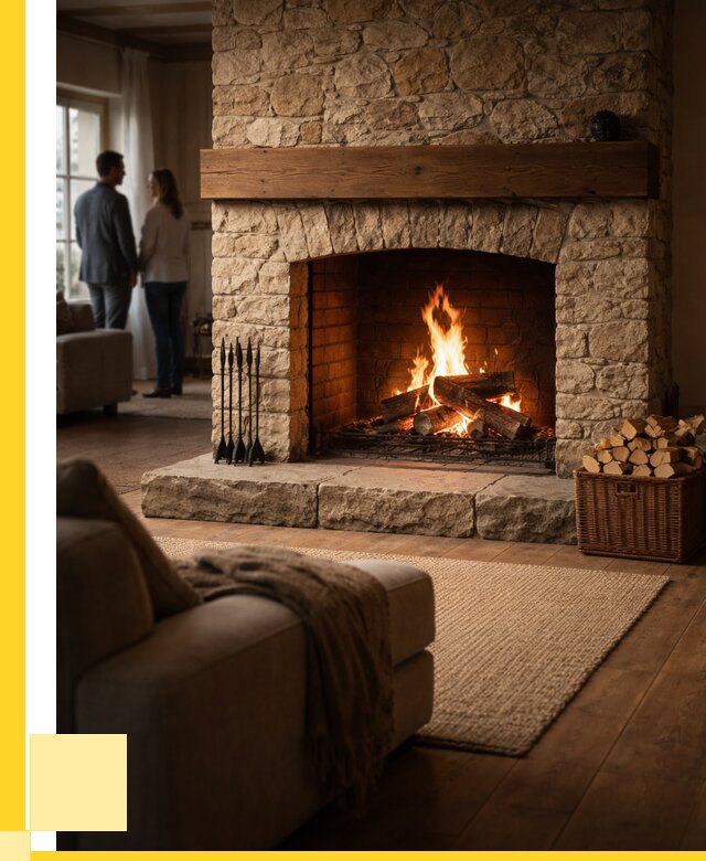 Открытые камины под ключ в Моршанске от 155775 р. ЭриданМрш