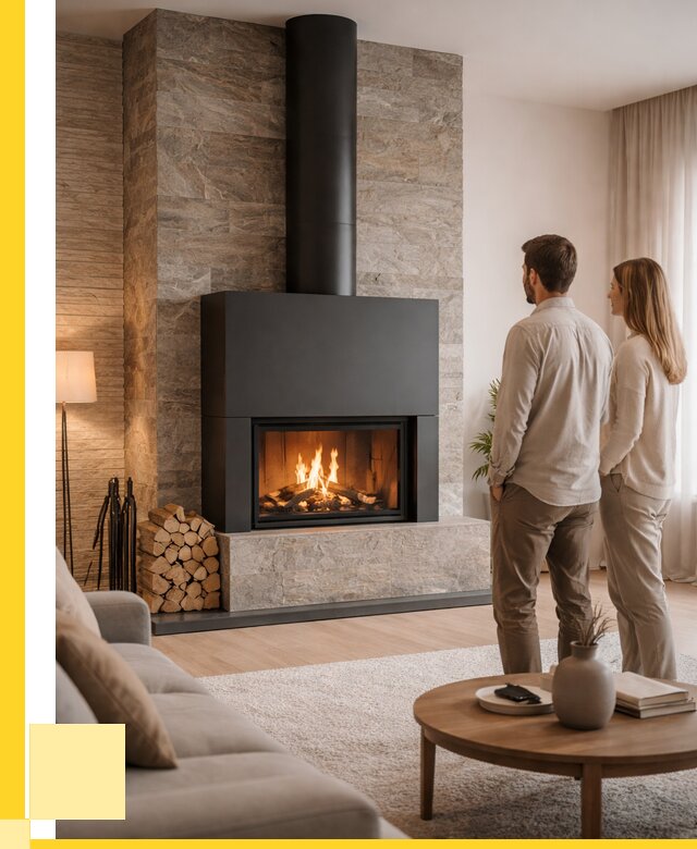 Закрытые камины под ключ в Моршанске от 124620 р., ЭриданМрш