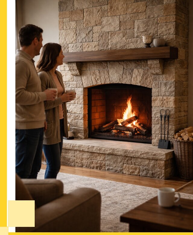 Каменные камины на заказ в Моршанске от 186930 р. | ЭриданМрш