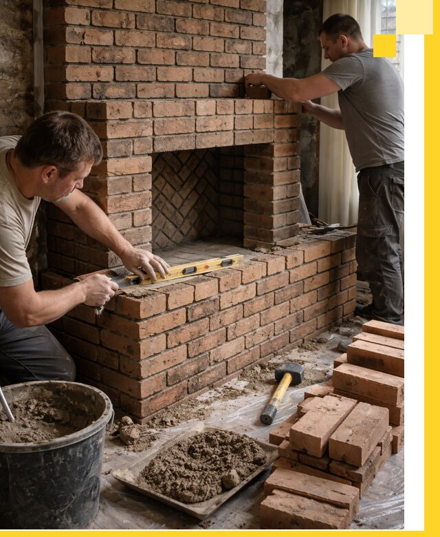 Изготовление и установка кирпичных каминов в Моршанске