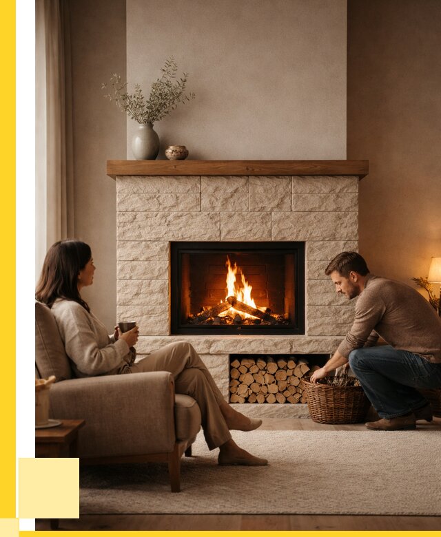 Камины для дома в Моршанске под ключ от 155775 р. | ЭриданМрш