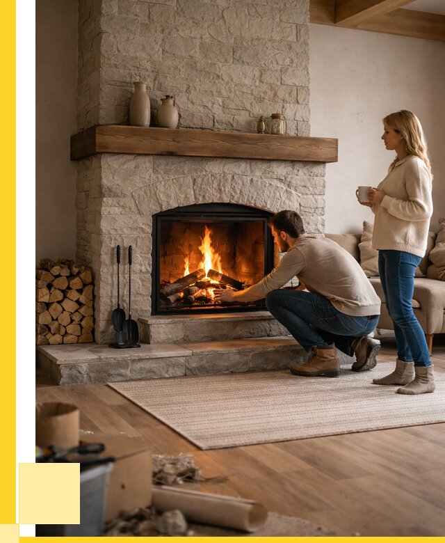 Камины для загородного дома в Моршанске от 363475 р., ЭриданМрш