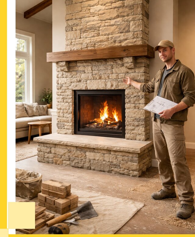 Камины под ключ в Моршанске от 186930 р. | ЭриданМрш — установка