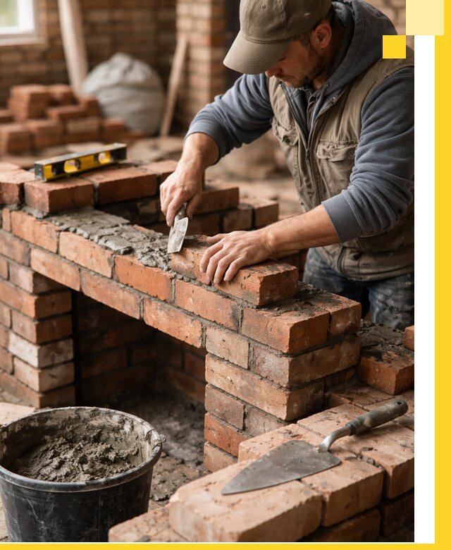 Кладка каминов под ключ в Моршанске профессиональная отделка и монтаж