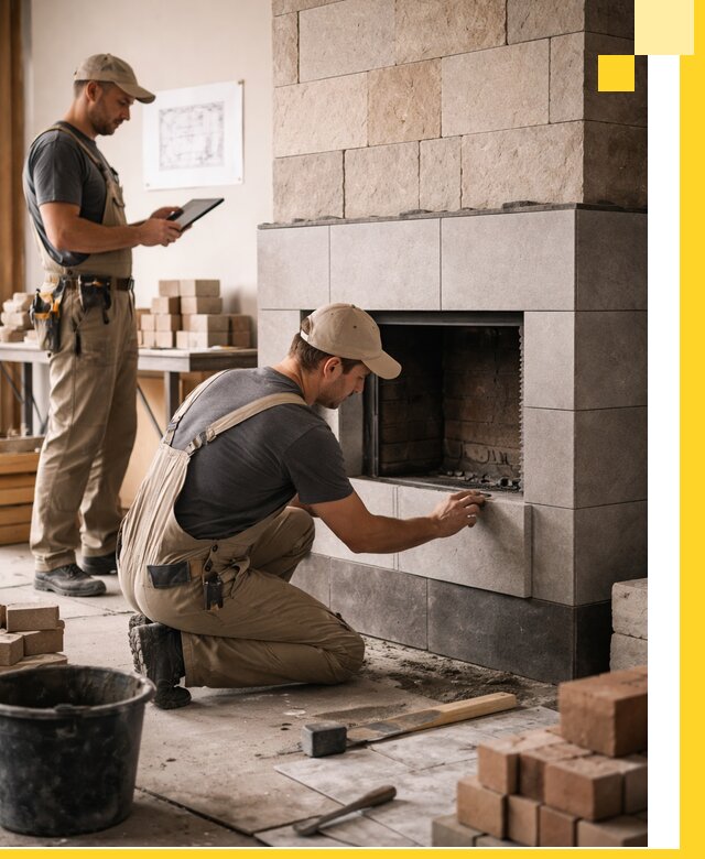 Индивидуальные проекты каминов и каминных систем в Моршанске