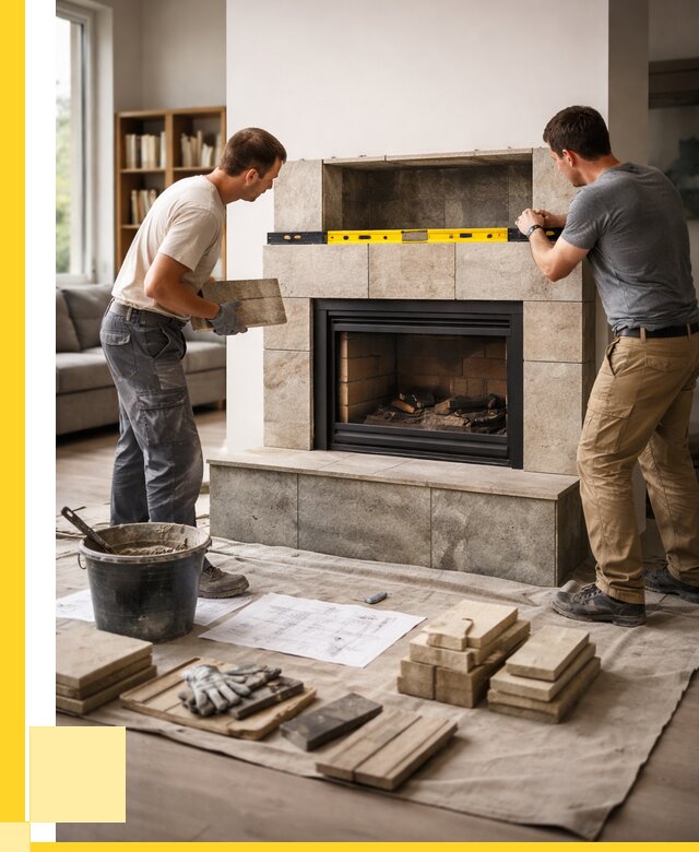 Монтаж каминов и установка в Моршанске от 46733 р. | ЭриданМрш