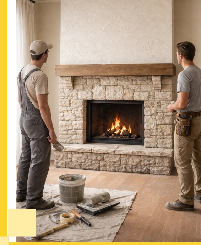 Отделка каминов в Моршанске от 6750 р. под ключ | ЭриданМрш