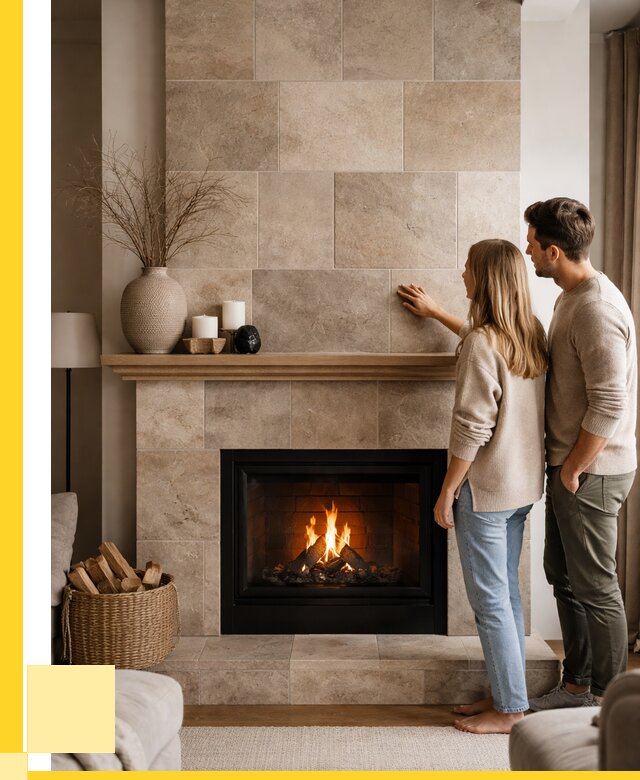 Облицовка каминов керамогранитом в Моршанске от 4673 р. | ЭриданМрш