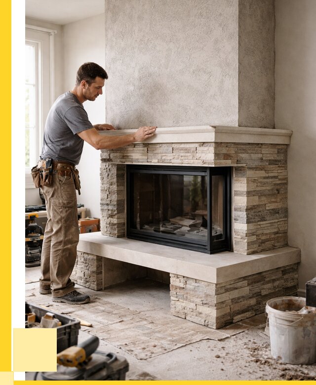 Изготовление каминов под ключ в Моршанске от 155775 р. | ЭриданМрш