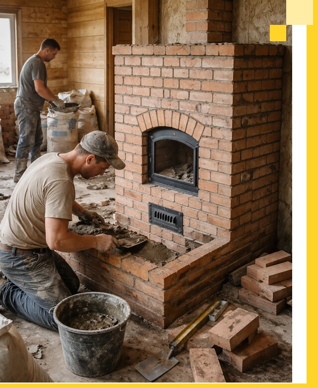 Профессиональное строительство печей в Моршанске под ключ