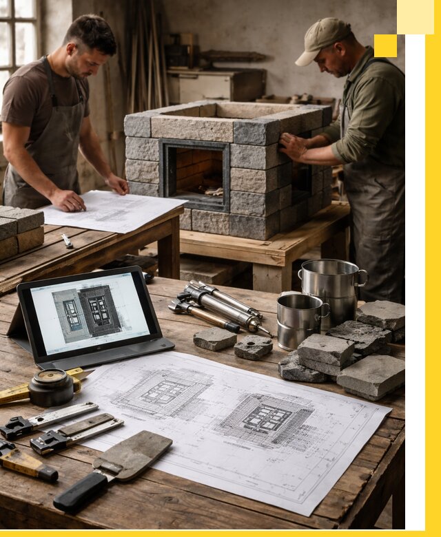 Разработка проектов печей с согласованием и монтажом в Моршанске