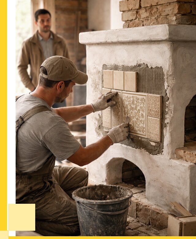 Отделка печей и банных печей в Моршанске от 36348 р. | ЭриданМрш