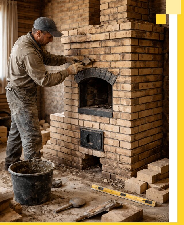 Кирпичные печи под ключ в Моршанске: проектирование и кладка