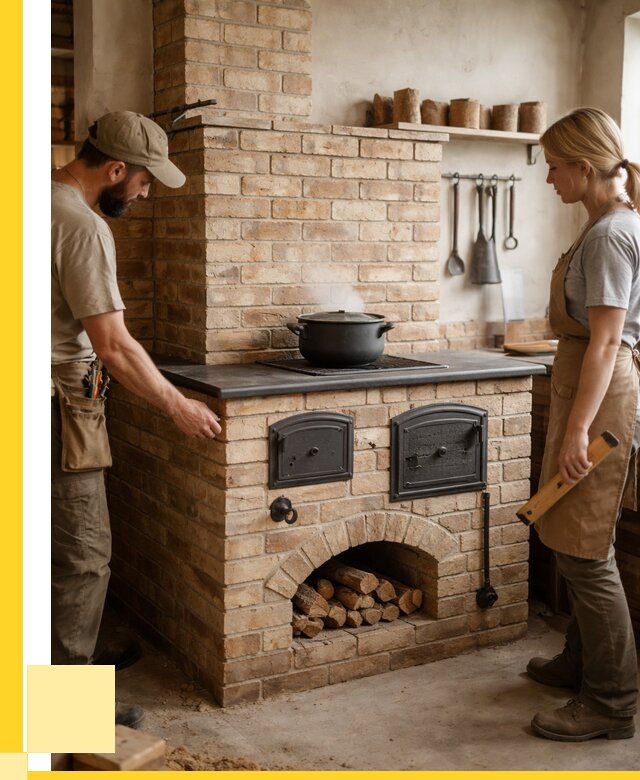 Варочно отопительные печи в Моршанске от 93465 р. | ЭриданМрш