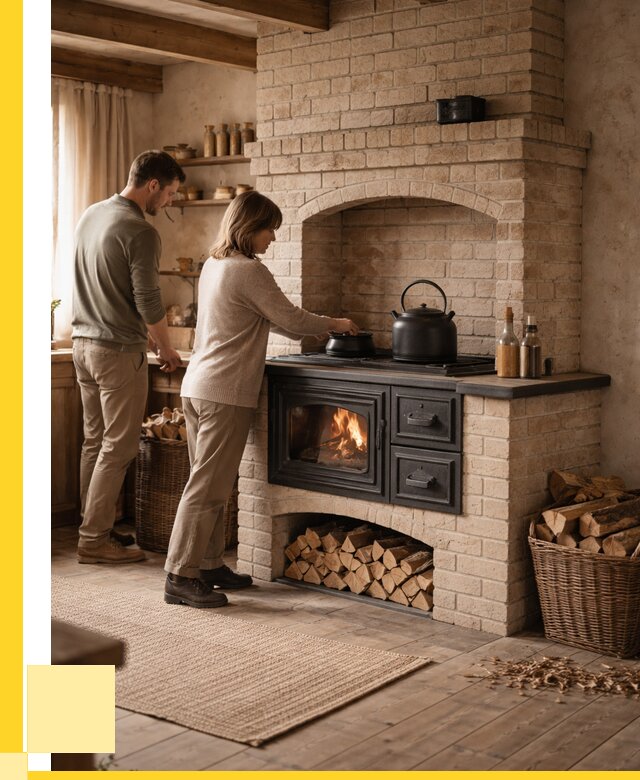 Печи с плитой в Моршанске от 46733 р. | ЭриданМрш — кирпичная печь