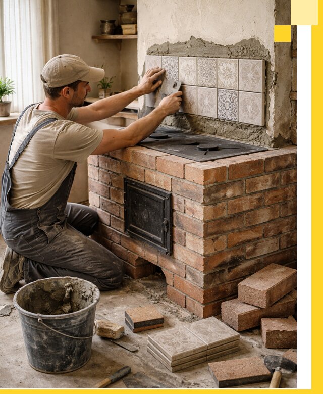 Печи с плитой на заказ монтаж гарантия и сервис в Моршанске