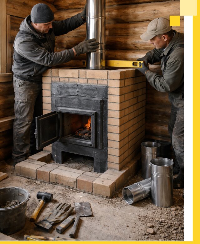 Проектирование, изготовление и установка банных печей в Моршанске