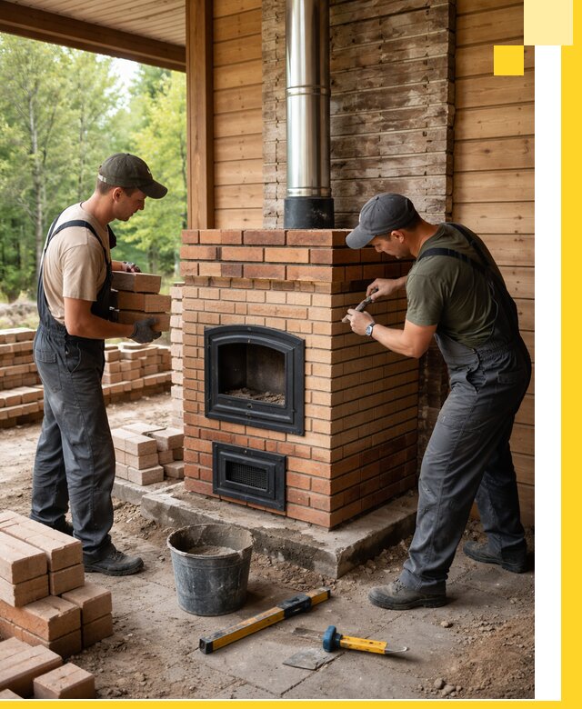 Производство и установка дачных печей под ключ в Моршанске