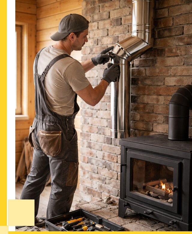 Монтаж дымоходов для печей в Моршанске от 7789 р. | ЭриданМрш