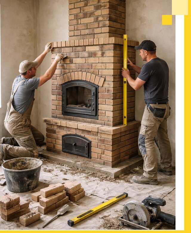 Продажа и установка печей и каминов для дома под ключ в Моршанске