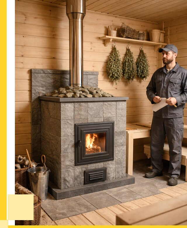 Печи для бани под ключ в Моршанске от 124620 р. | ЭриданМрш