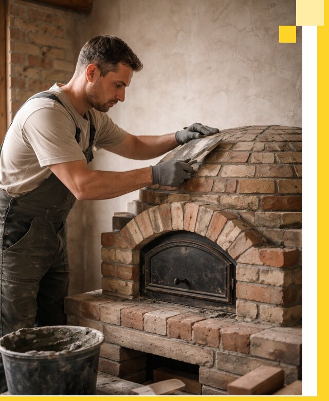 Изготовление и монтаж помпейских печей на заказ в Моршанске