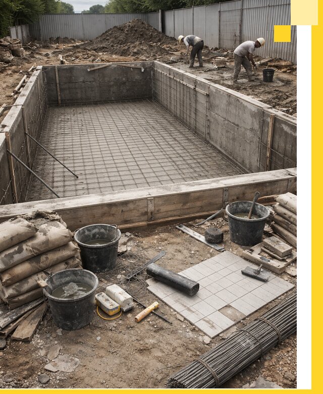 Строительство бассейнов под ключ в Моршанске, дизайн и монтаж