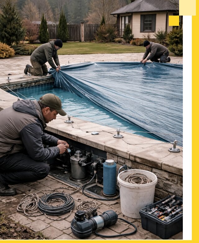 Консервация бассейнов в Моршанске: подготовка к длительному хранению