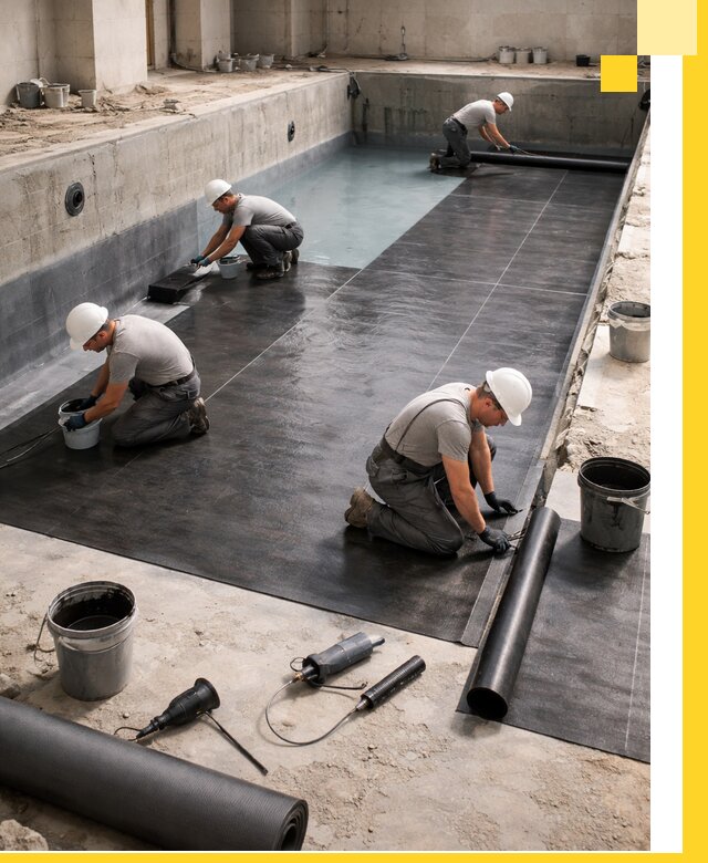 Профессиональная гидроизоляция бассейнов и чаш в Моршанске под ключ