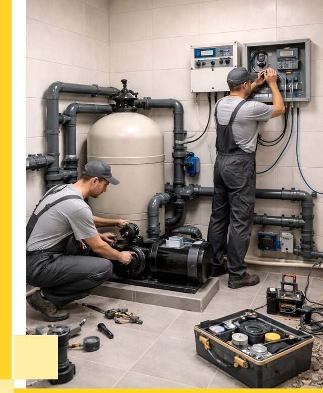 Монтаж оборудования для бассейнов в Моршанске от 41540 р. | ЭриданМрш