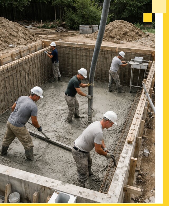 Строительство бетонных бассейнов под ключ в Моршанске