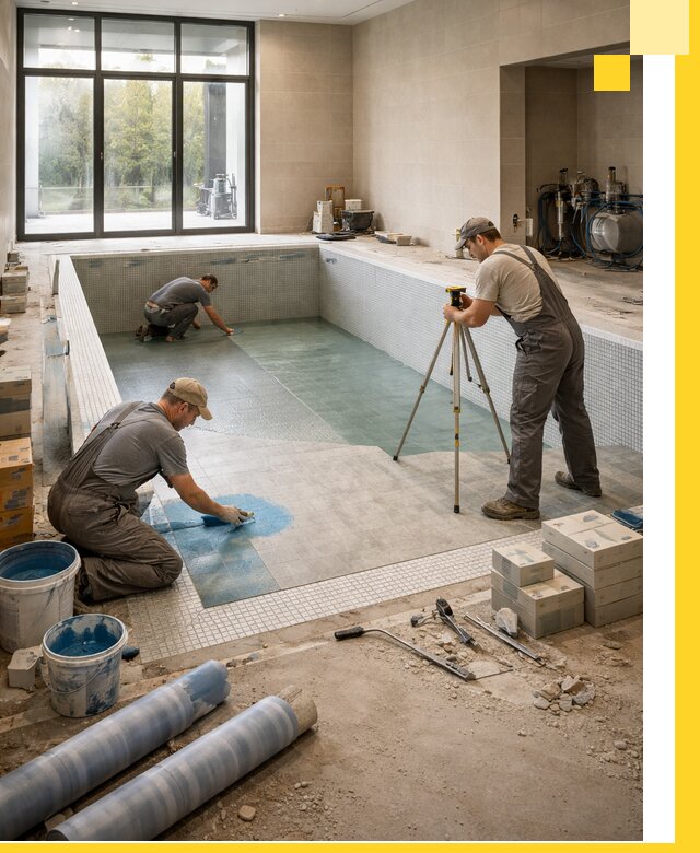 Проект и строительство закрытых бассейнов в Моршанске под ключ