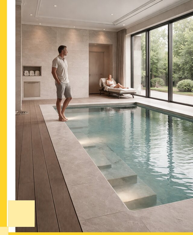 Бассейны в коттедже под ключ в Моршанске от 1246200 р. | ЭриданМрш