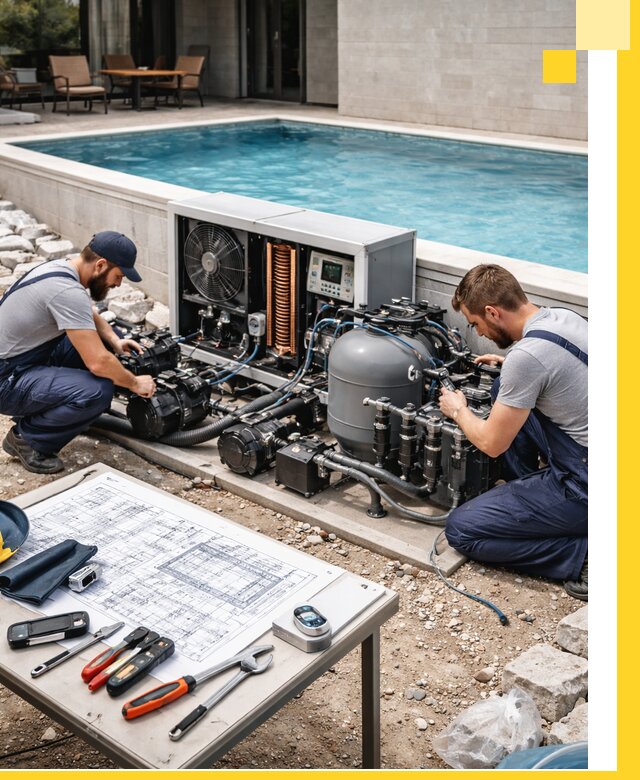 Проектирование и монтаж бассейнов с подогревом в Моршанске