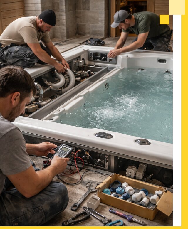 Гидромассажные бассейны под ключ в Моршанске, дизайн и монтаж