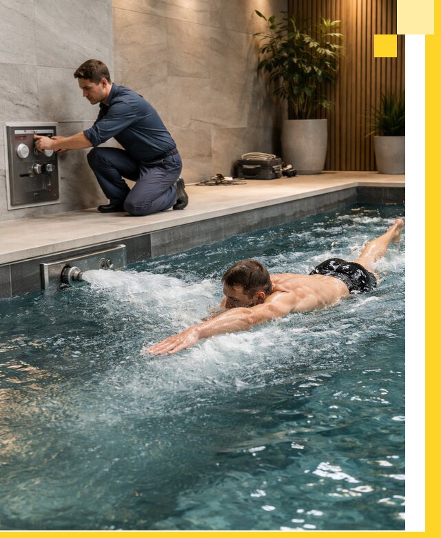 Проектирование и монтаж бассейнов с противотоком в Моршанске