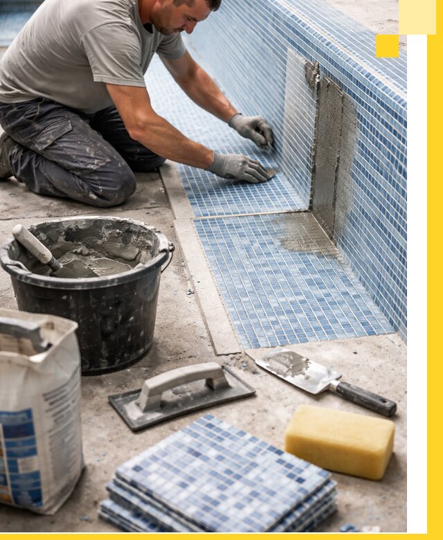 Укладка и ремонт мозаики для бассейнов под ключ в Моршанске