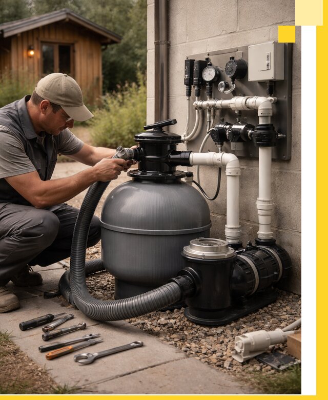 Продажа и монтаж фильтров и насосов для бассейнов в Моршанске