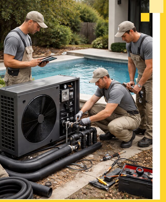 Проектирование и установка тепловых насосов для бассейнов в Моршанске