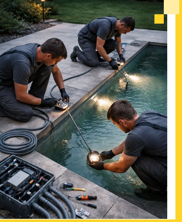 Профессиональное освещение бассейнов в Моршанске: дизайн и монтаж