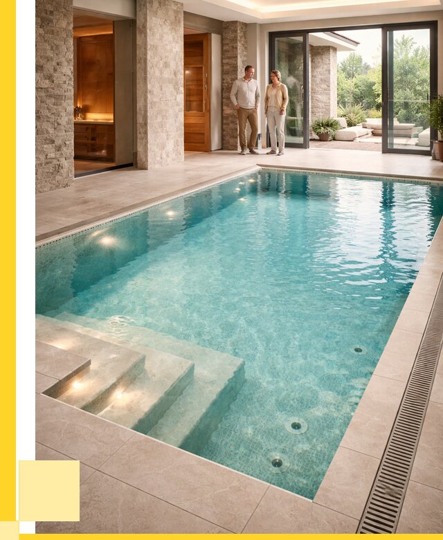 Бассейн во дворе в Моршанске: проект, отделка от 1246200 р. | ЭриданМрш