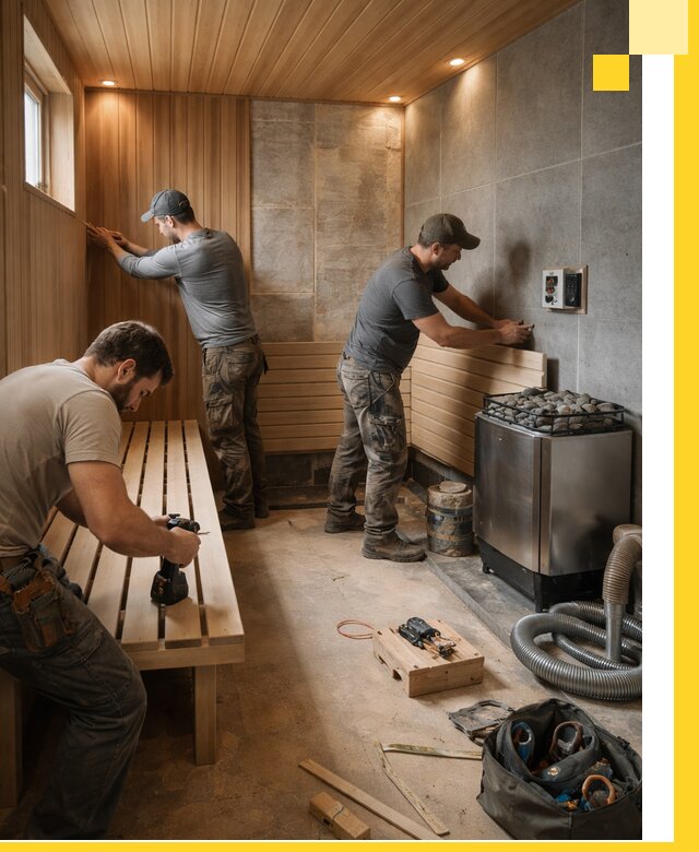 Сауны под ключ в Моршанске, проектирование, строительство, отделка