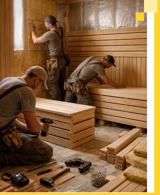 Профессиональное строительство саун под ключ в Моршанске