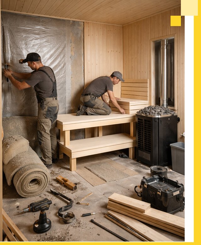 Проекты саун под ключ в Моршанске дизайн и строительство