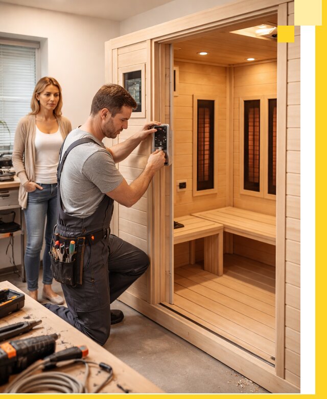 Инфракрасные сауны под ключ в Моршанске продажа и установка