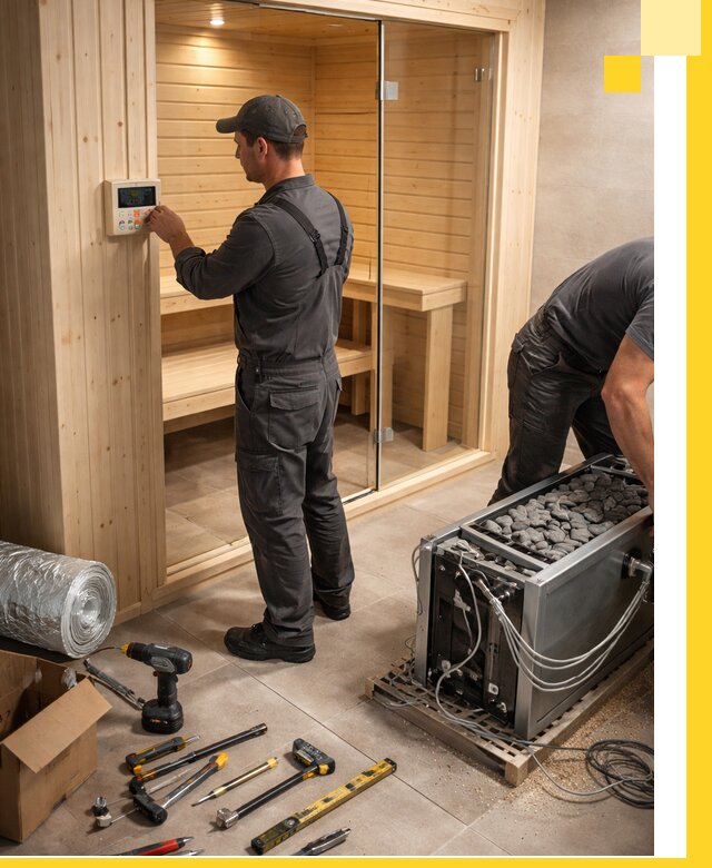 Поставка, установка и монтаж электрических саун в Моршанске