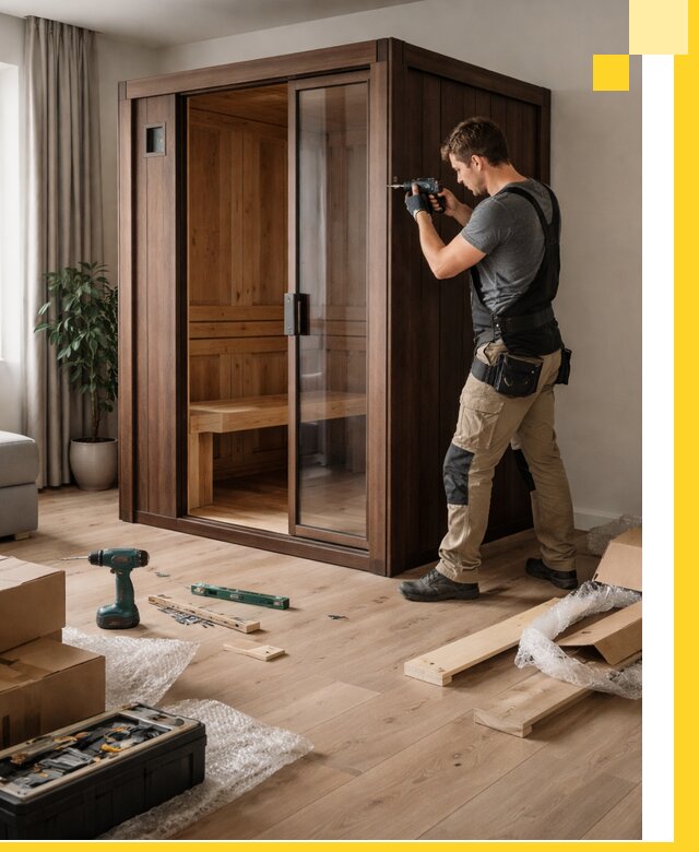 Установка и производство мини саун под ключ в Моршанске