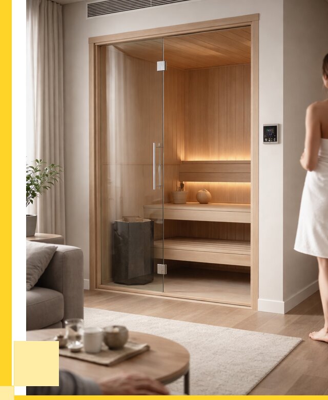 Сауна в квартире под ключ в Моршанске от 124620 р. ЭриданМрш