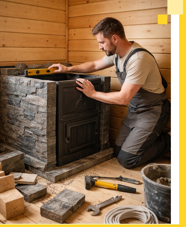 Производство и установка печей для саун под ключ в Моршанске