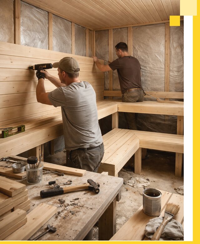 Профессиональная отделка бань и саун под ключ в Моршанске